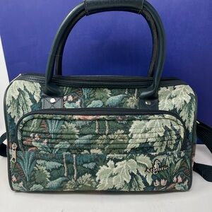 Atlantic Floral Tapestry Carry-on Weekender Bag Vintage 90’s